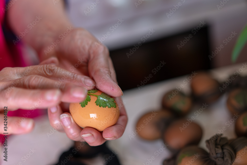 Eggs are prepared for painting and ornamenting for Easter Eggs are prepared for painting and ornamenting for Easter
