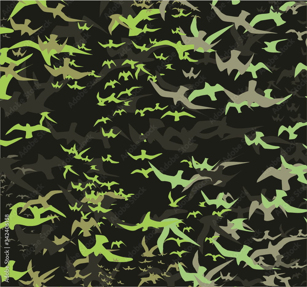 flock of birds graphic design vector art flock of birds graphic design vector art
