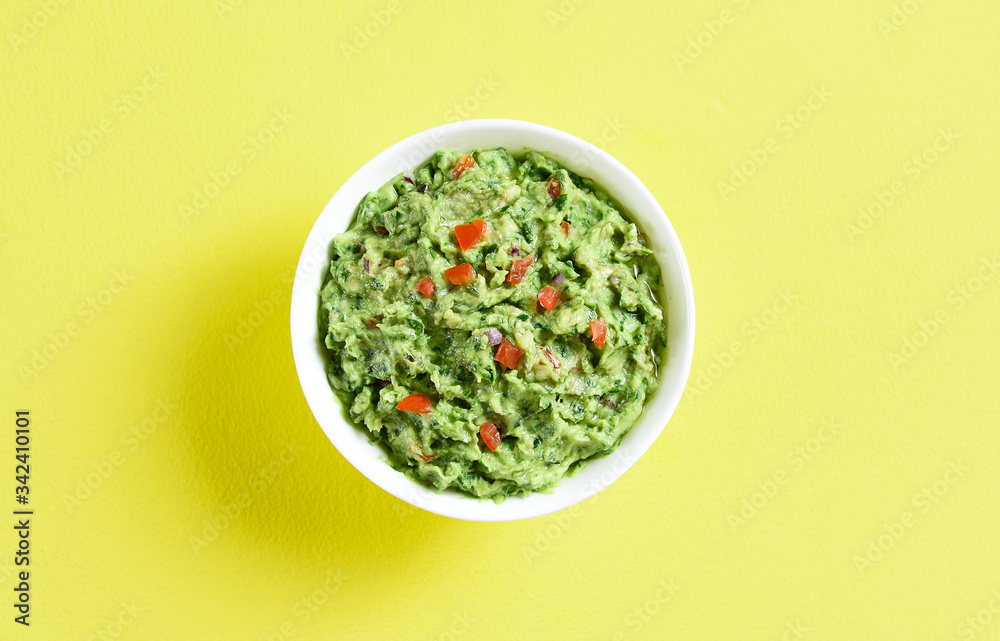 Guacamole dip in bowl