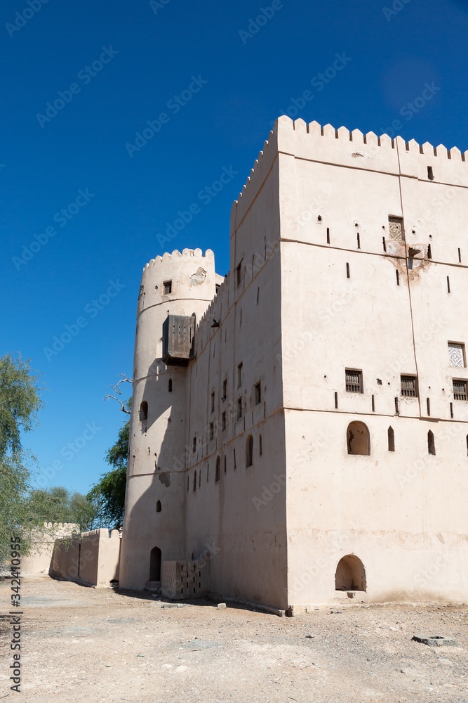 Bait Na'aman Castle in Barka, Oman