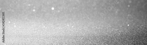 white and silver bokeh abstract background