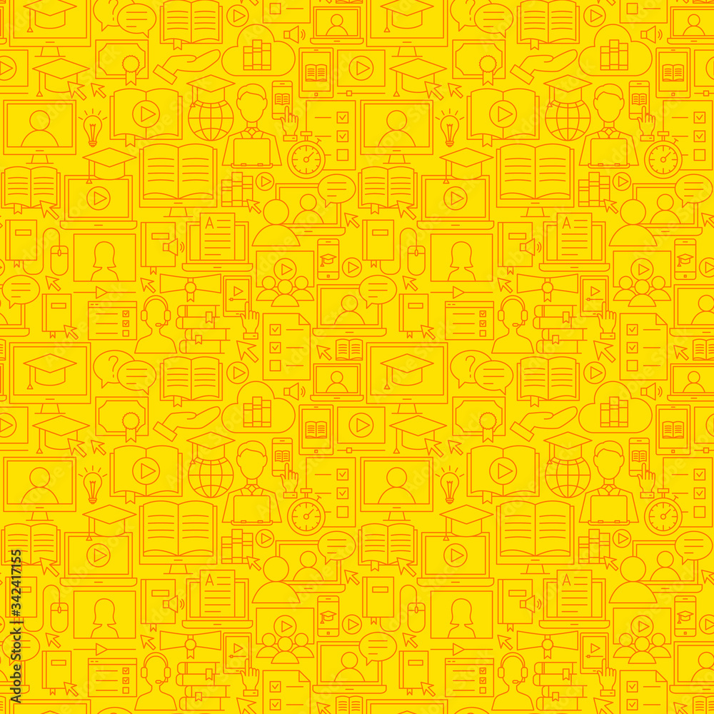 Online Learning Line Seamless Pattern