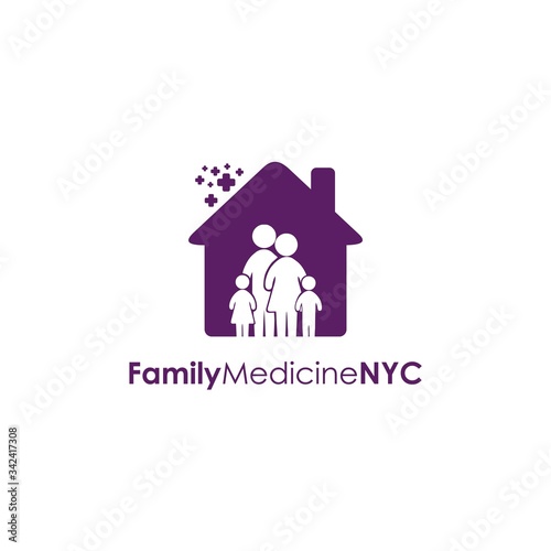 Family Medicine Logo Vector and Home