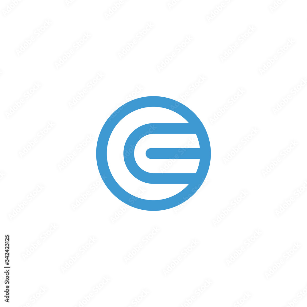 Letter E logo icon design template elements. Vector color sign. Letter E logo icon design template elements. Vector color sign.