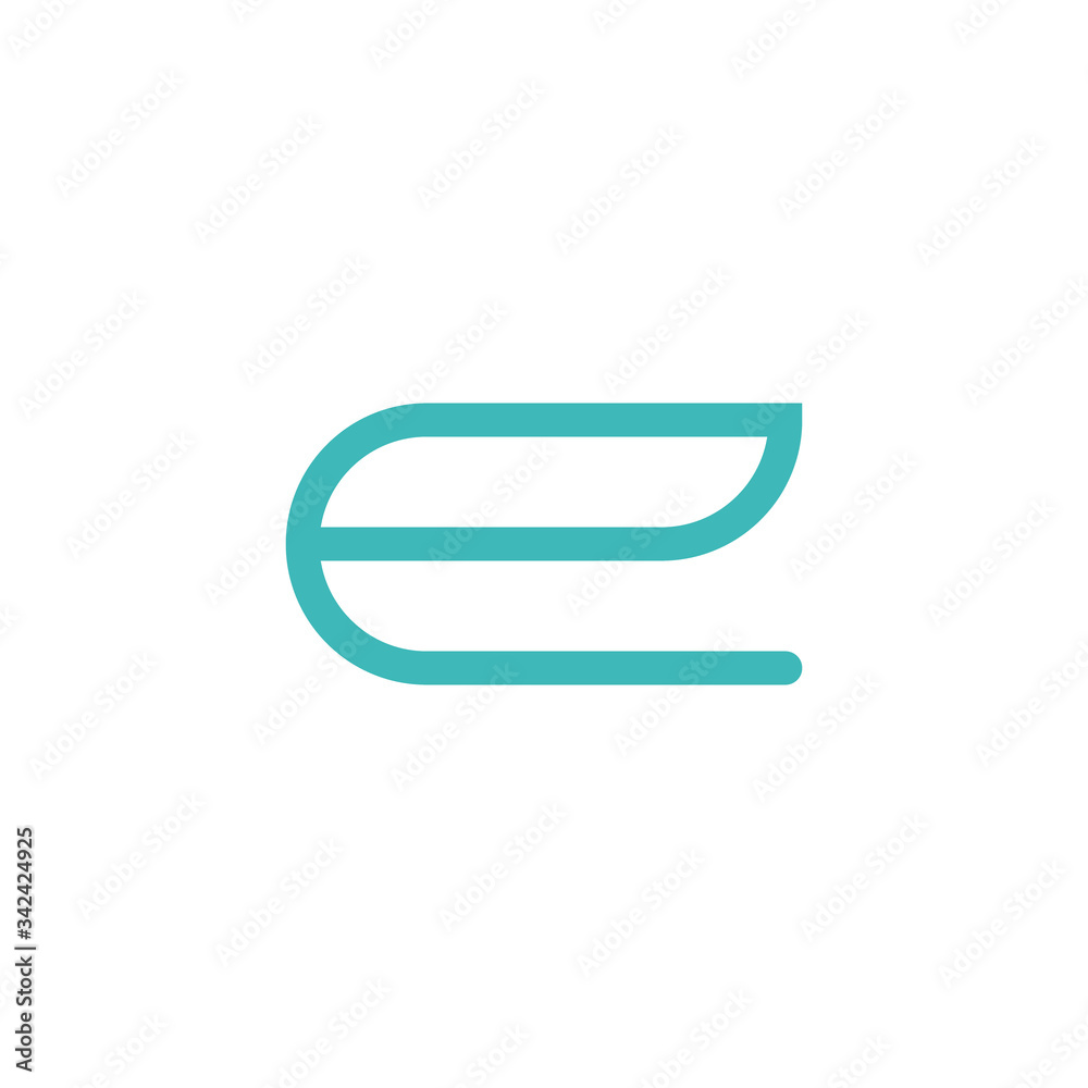 Letter E logo icon design template elements. Vector color sign. Letter E logo icon design template elements. Vector color sign.