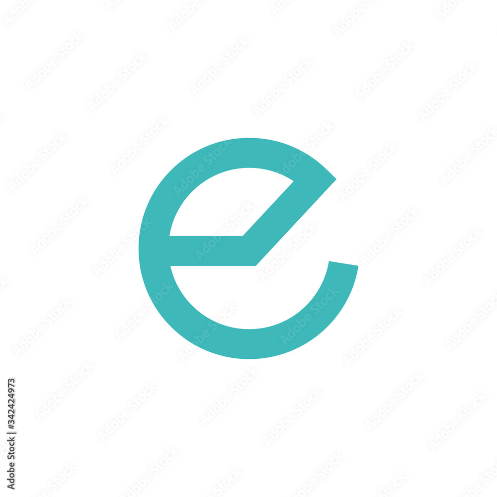 Letter E logo icon design template elements. Vector color sign. Letter E logo icon design template elements. Vector color sign.