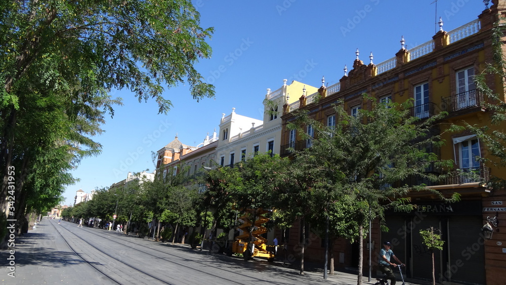 Fototapeta premium Sewilla to wspaniałe miasto w Andaluzji w Hiszpanii