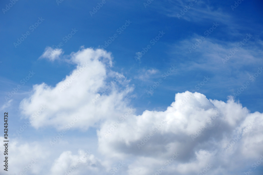 Blue sky background with white clouds Blue sky background with white clouds