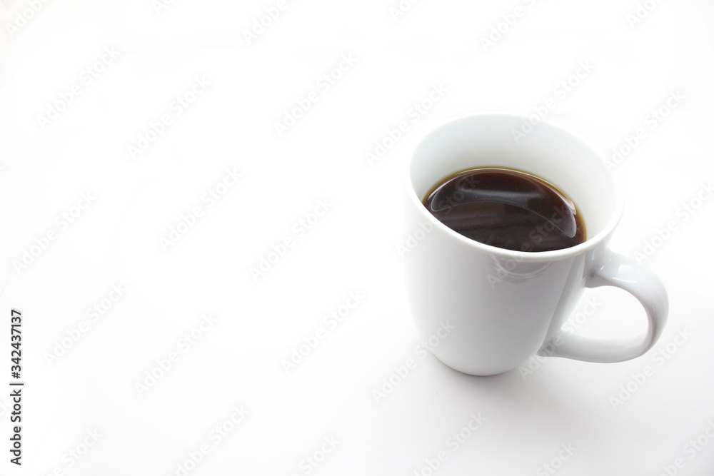 White cup of coffee White cup of coffee