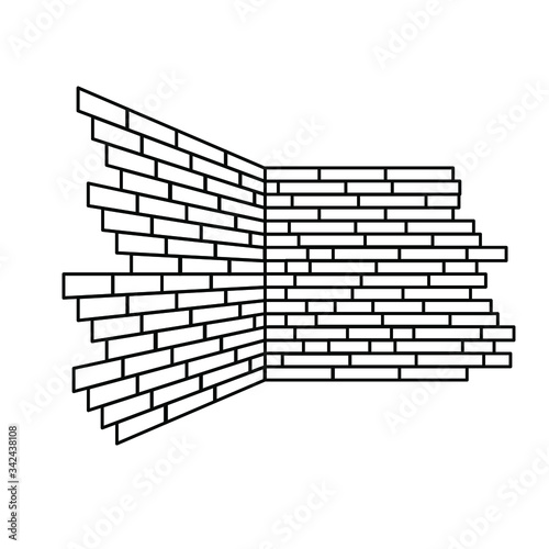 wall vector graphic stone object