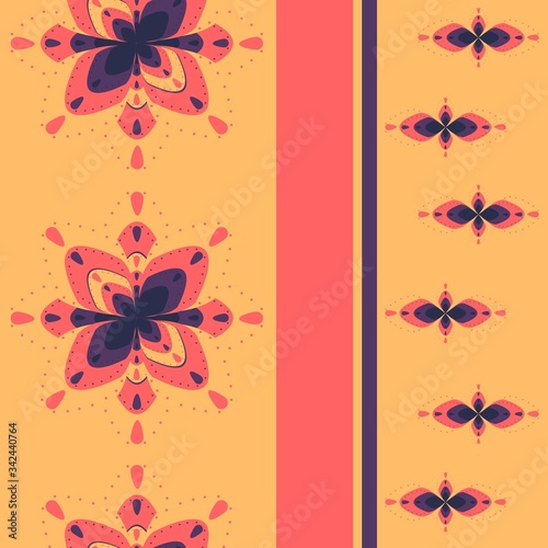 vector background with charming and modern motifs