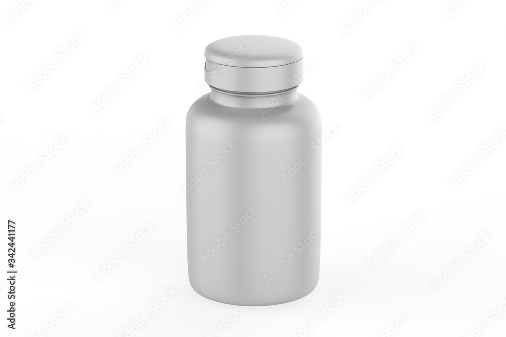 3D rendering Mock up jar for Packaging template on white background. 3d illustration 3D rendering Mock up jar for Packaging template on white background. 3d illustration