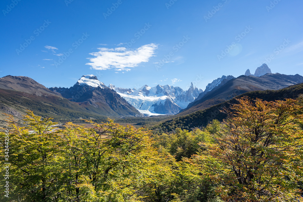 Fototapeta premium Cerro Torre Trek Route ,El Chalten ,Patagonia ,Argentina
