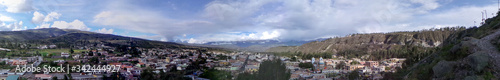 panorama of the mountains and city - Ibarra - Ecuador