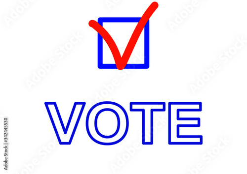 Voting in an election campaign of the president or senate and parliament. Elections in the USA. Elections in Europe. Policy. Template for Texia. Poster. Outdoor advertising. Election ballot.