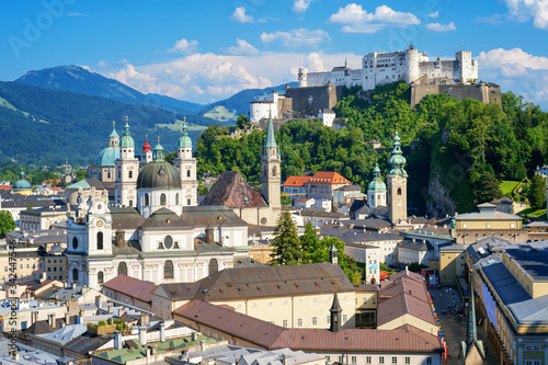 Salzburg Old town and castle, Austria