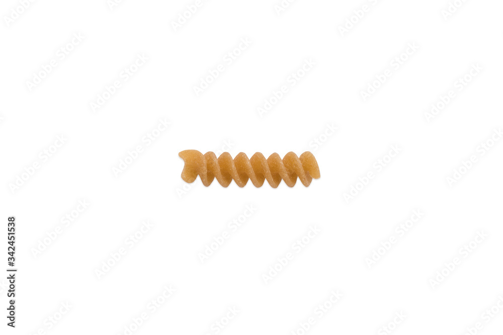 Fusilli - wholemeal organic pasta Bronze die - Italian food specialty. Gragnano Pasta, specialty of Italian cuisine, typical of the Amalfi and Sorrento coast and Pompei. Fusilli - wholemeal organic pasta Bronze die - Italian food specialty. Gragnano Pasta, specialty of Italian cuisine, typical of the Amalfi and Sorrento coast and Pompei.