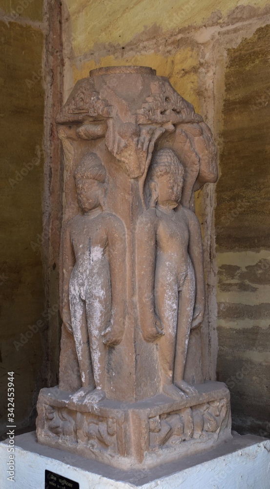 Gwalior, Madhya Pradesh/India - March 15, 2020 : Jain Pillar