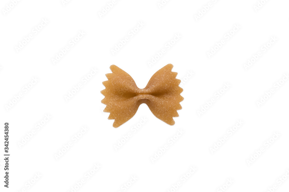 Farfalle - wholemeal organic pasta Bronze die - Italian food specialty. Gragnano Pasta, specialty of Italian cuisine, typical of the Amalfi and Sorrento coast and Pompei. Farfalle - wholemeal organic pasta Bronze die - Italian food specialty. Gragnano Pasta, specialty of Italian cuisine, typical of the Amalfi and Sorrento coast and Pompei.