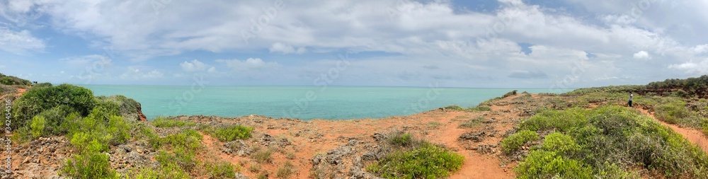 Stunning sea view with dark blue water Stunning sea view with dark blue water