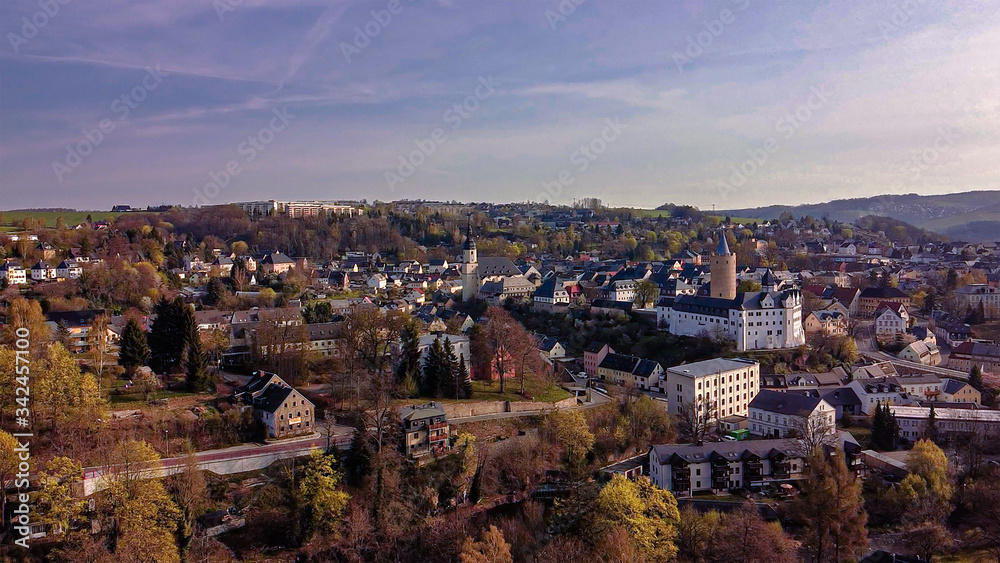 Fototapeta premium Landschaft im Erzgebirge