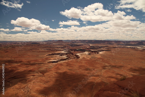 Expansive view from Green River Overlook in Canyonlands National Park (Island In The Sky District), Utah