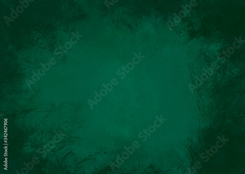 Fondo degradado circular con textura en tonos verdes © Nazaret