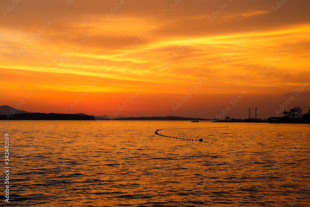 stunning lightshow, croatia, beach stunning lightshow, croatia, beach