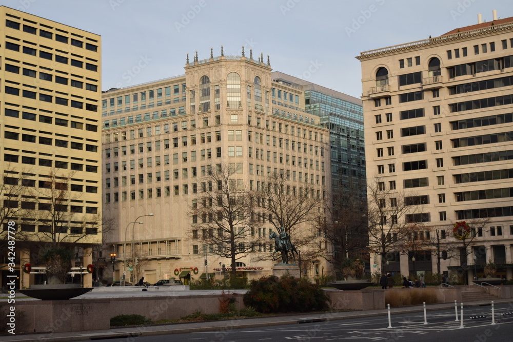 Fototapeta premium Calles de washington