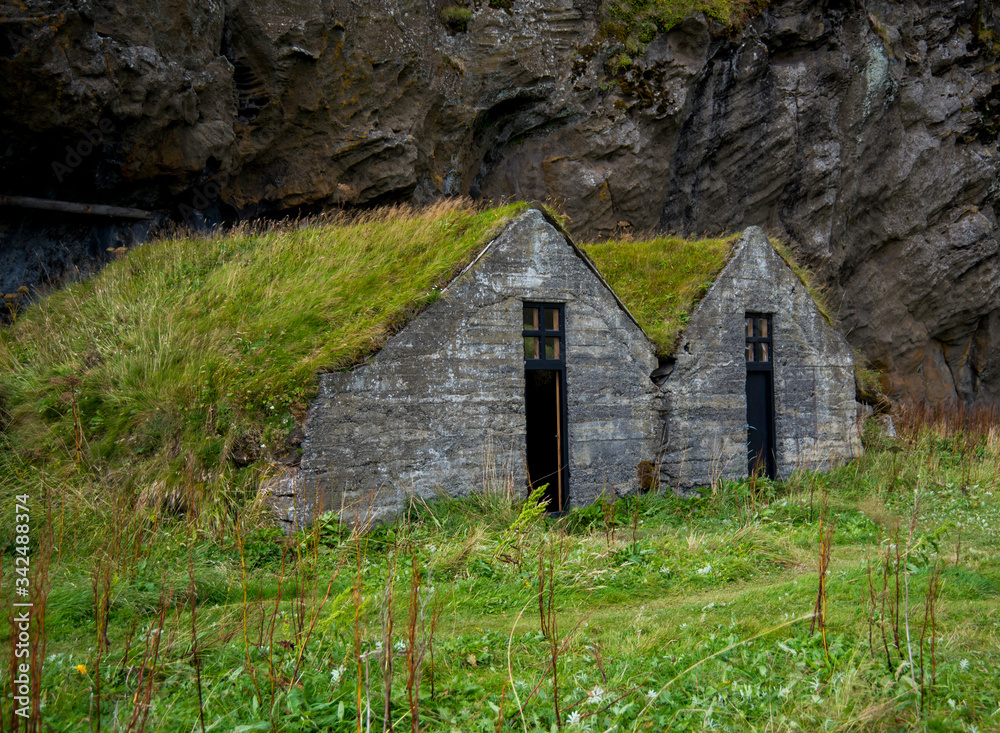 old barn in the mountains
