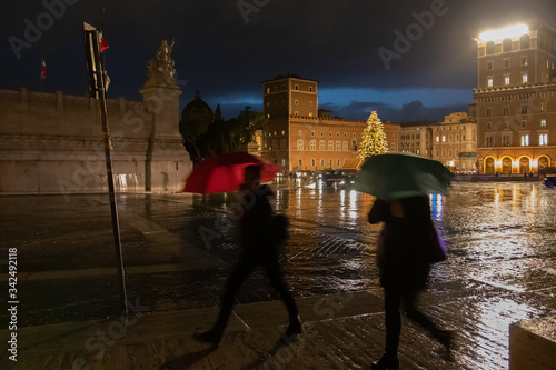 rainy rome