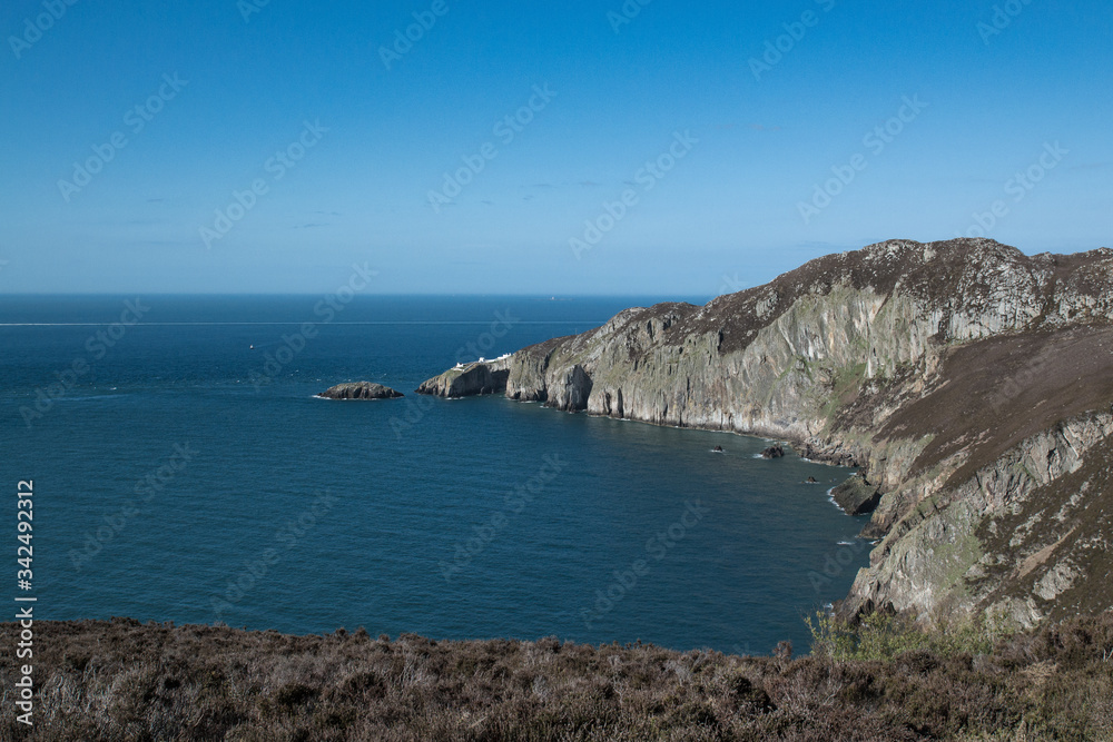 Fototapeta premium A view of the Welsh coastline.