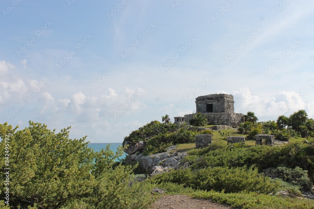 Tulum, Ruinen, Yucatan, Quintana Roo, Mexiko 
