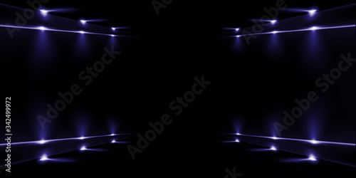 Luxury background with purple ligting