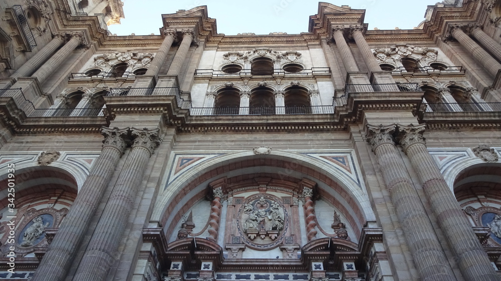 Fototapeta premium Malaga is a city with stunning architecture. South of Spain
