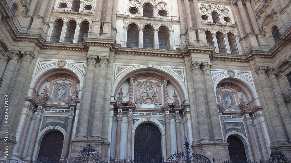 Malaga is a city with stunning architecture. South of Spain Malaga is a city with stunning architecture. South of Spain
