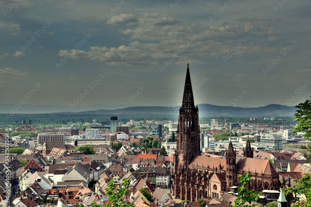 Blick auf Freiburg im Breisgau