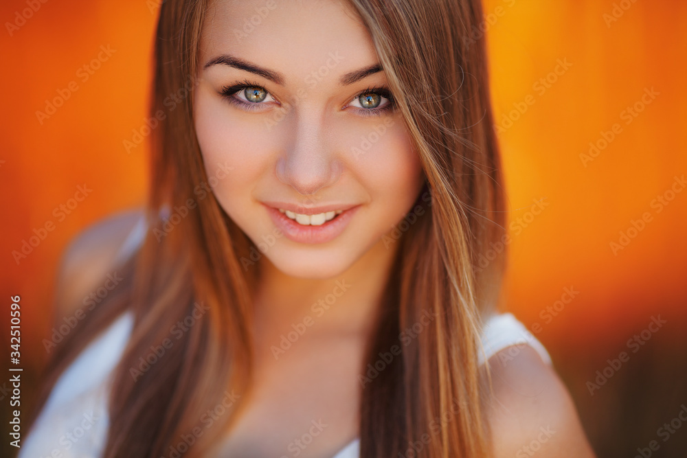 Young girl with a beautiful smile Young girl with a beautiful smile