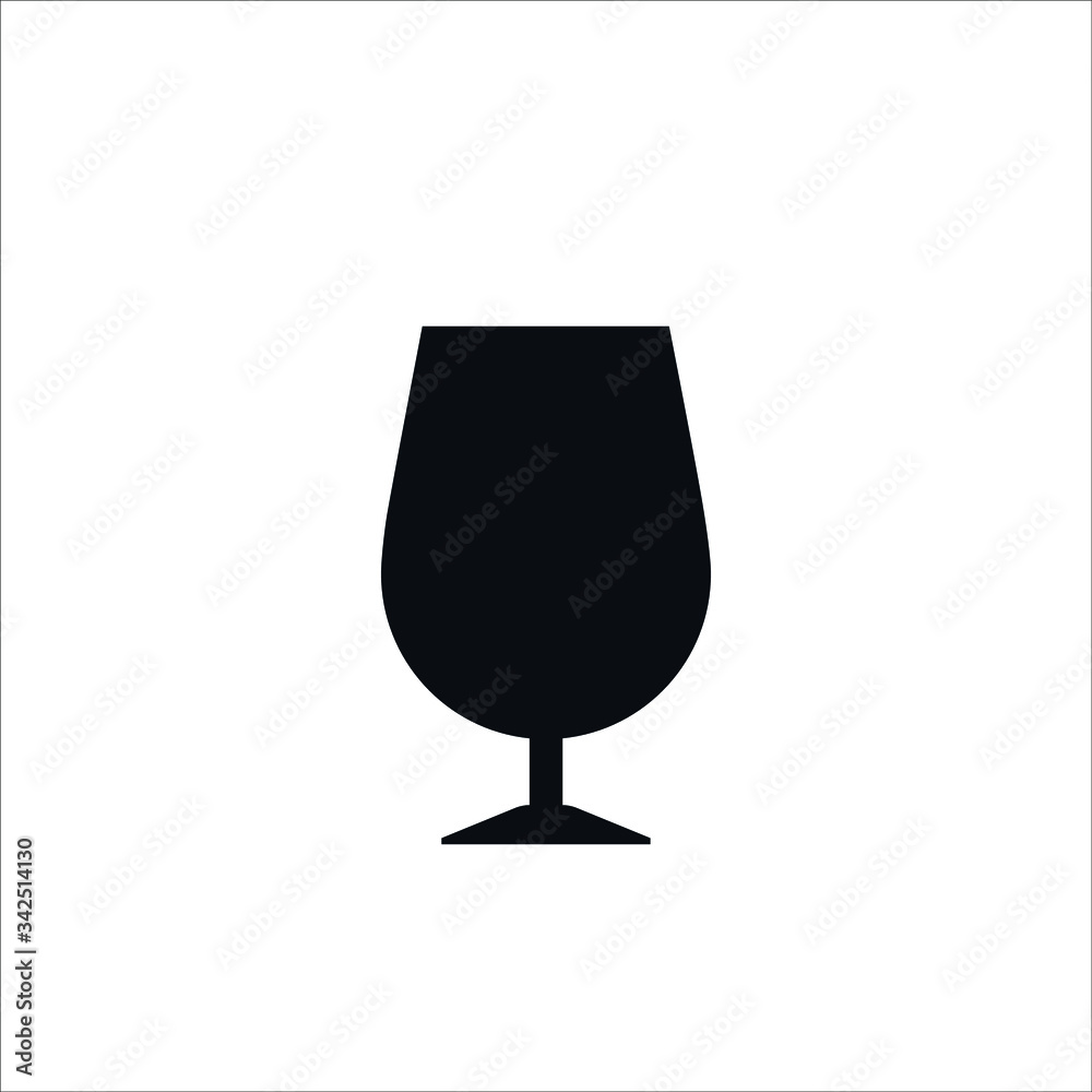 Juice Glass flat design illustration Juice Glass flat design illustration