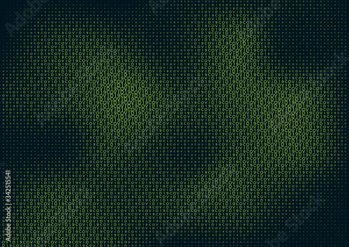 Coronavirus background halftone. Modern vector illustration. Covid-19 outbreak concept. Monochrome black and white geometric pattern. Graphic design geometric shape. Banner background.