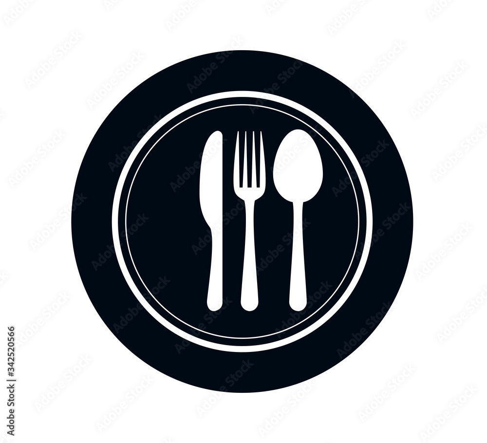 food plate flat design illustration food plate flat design illustration