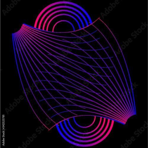 linear geometric shape background digital print graphic design vector art
