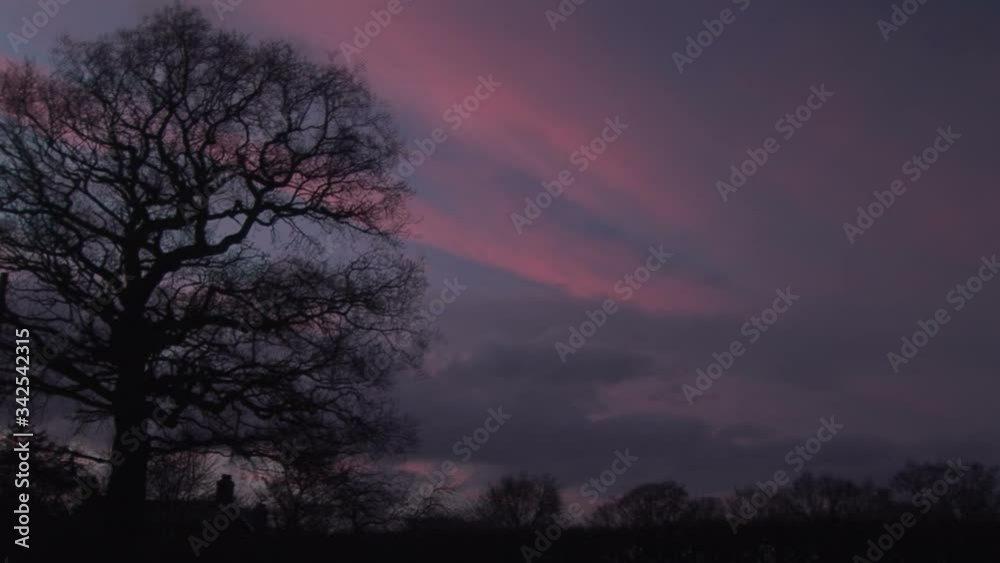 Dark clouds coming in with storm time lapse Dark clouds coming in with storm time lapse