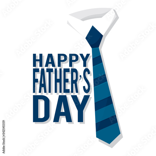 Happy fathers day label