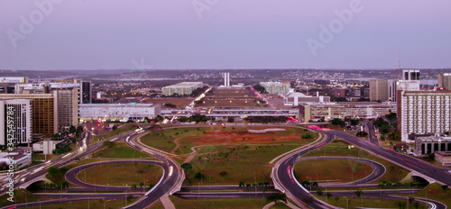 Fototapeta Naklejka Na Ścianę i Meble -  Brasilia - Esplanada dos Ministerios