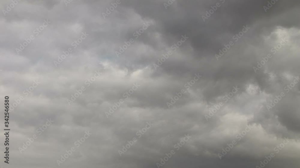 Time lapse of clouds overhead thunderstorm arriving Time lapse of clouds overhead thunderstorm arriving