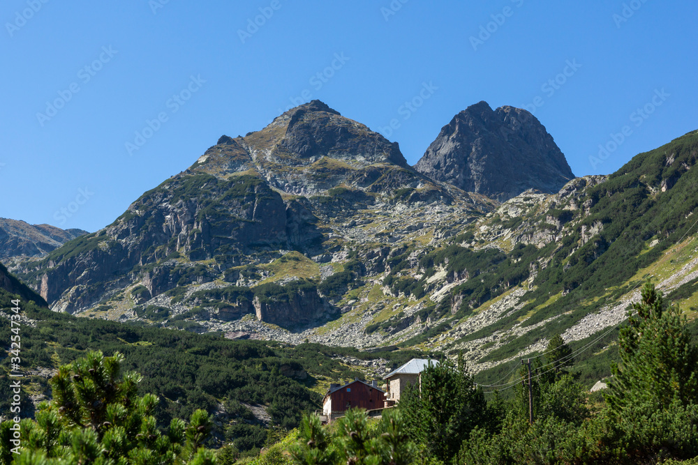 Summer landscape of Malyovitsa peak, Rila Mountain, Bulgaria