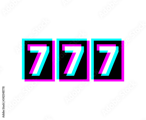 Creative design of 777 bet icon