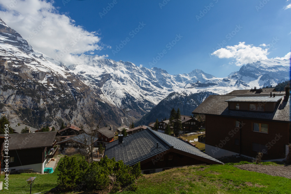 Swiss environment at summer.