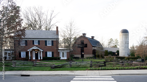 Charlotte, North Carolina, USA - January 15, 2020: The Billy Graham Library in Charlotte, North Carolina, a museum and library documenting the life and ministry of Christian evangelist Billy Graham. photo